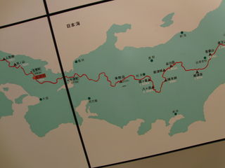 中央分水界地図