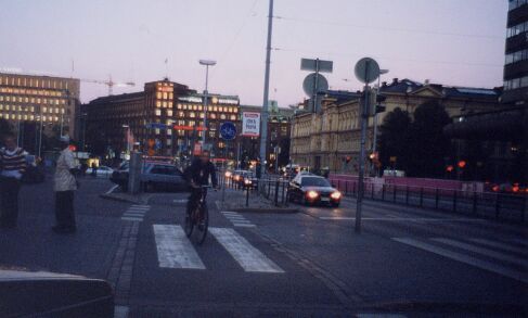 ヘルシンキ駅前